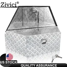 39 Inch Trailer Tongue Box Aluminum Trailer Tool Box for Storage Toolbox