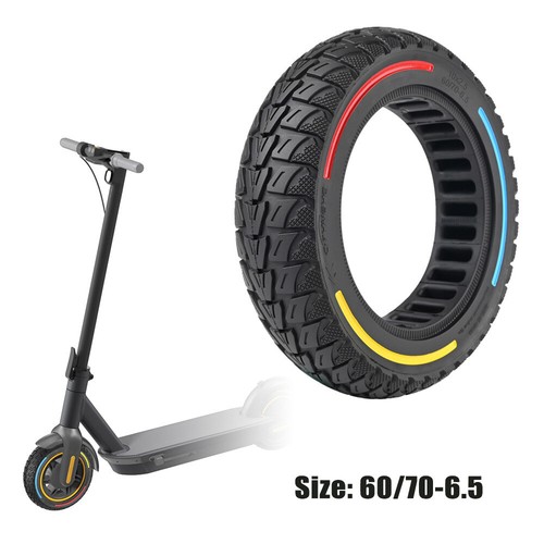60/70-6.5 Tubeless Solid Tyre for Segway Ninebot Max G30 Electric Scooter Parts - Imagen 6 de 28
