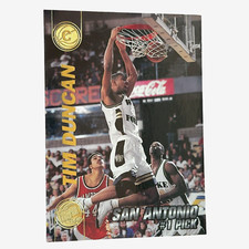1997 Press Pass - Double Threat Tim Duncan #1 Rookie Base
