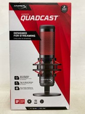 New Hyperx Quadcast Usb Microphone 4p5p6aa - Black/red (ud2088531)
