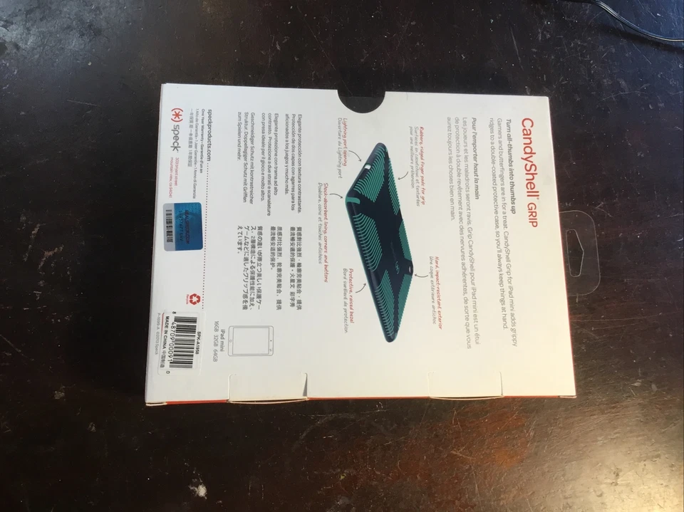 iPad Mini Speck Candyshell Grip Case - Deep Sea Blue/Caribbean - Image 2 of 3