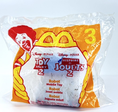 1999 Disney Pixar Toy Story 2 Roboter #3 McDonalds Happy Meal Spielzeug versiegelt neu - Bild 1 von 8