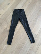 Commando Perfect Control Faux Leather Legging Black Medium $118