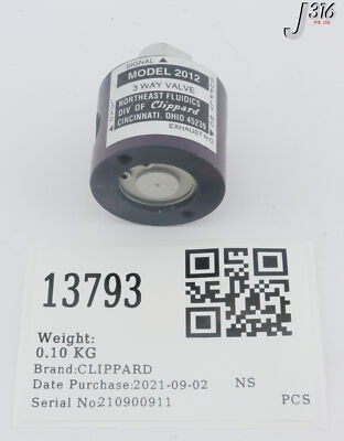 L13793 (Los Von 30) CLIPPARD 3-Wege-Ventil, P/N: 0010-39665 MODEL 2012