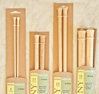 Brittany Single Point Knitting Needles 10''