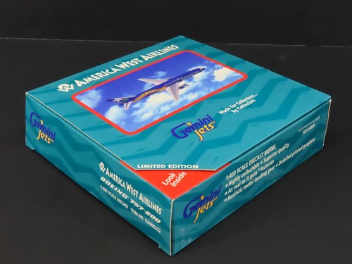 1:400 Gemini Jets GJAWE252 Die-Cast America West Nevada Boeing 757-200 Aircraft - Picture 14 of 14