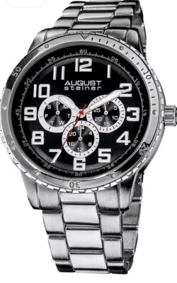 August Steiner Chrono Uhr