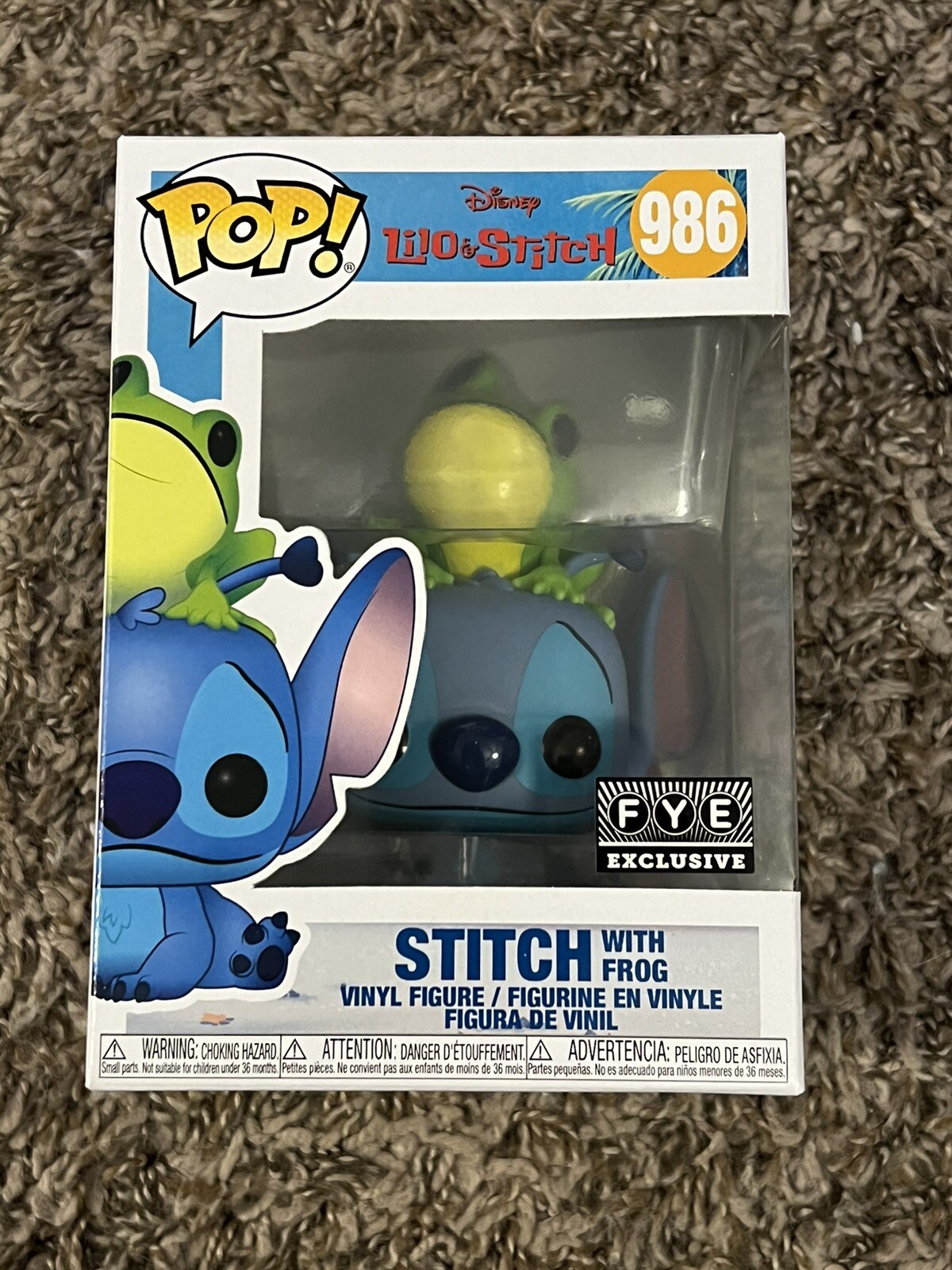 stitch and frog funko