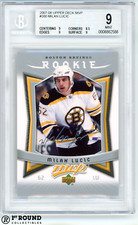 Milan Lucic RC BGS 9: 2007-08 Upper Deck MVP Rookie Card #380. rookie card picture