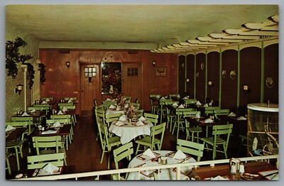 New York City NY The Cottage Restaurant Interior View 132 W. 32nd Street c1962