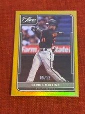 Cedric Mullins 2022 panini three and two gold #56 9/12