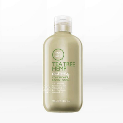 Paul Mitchell Tea Tree Hemp Restoring Conditioner & Body Lotion 10.14 oz locion