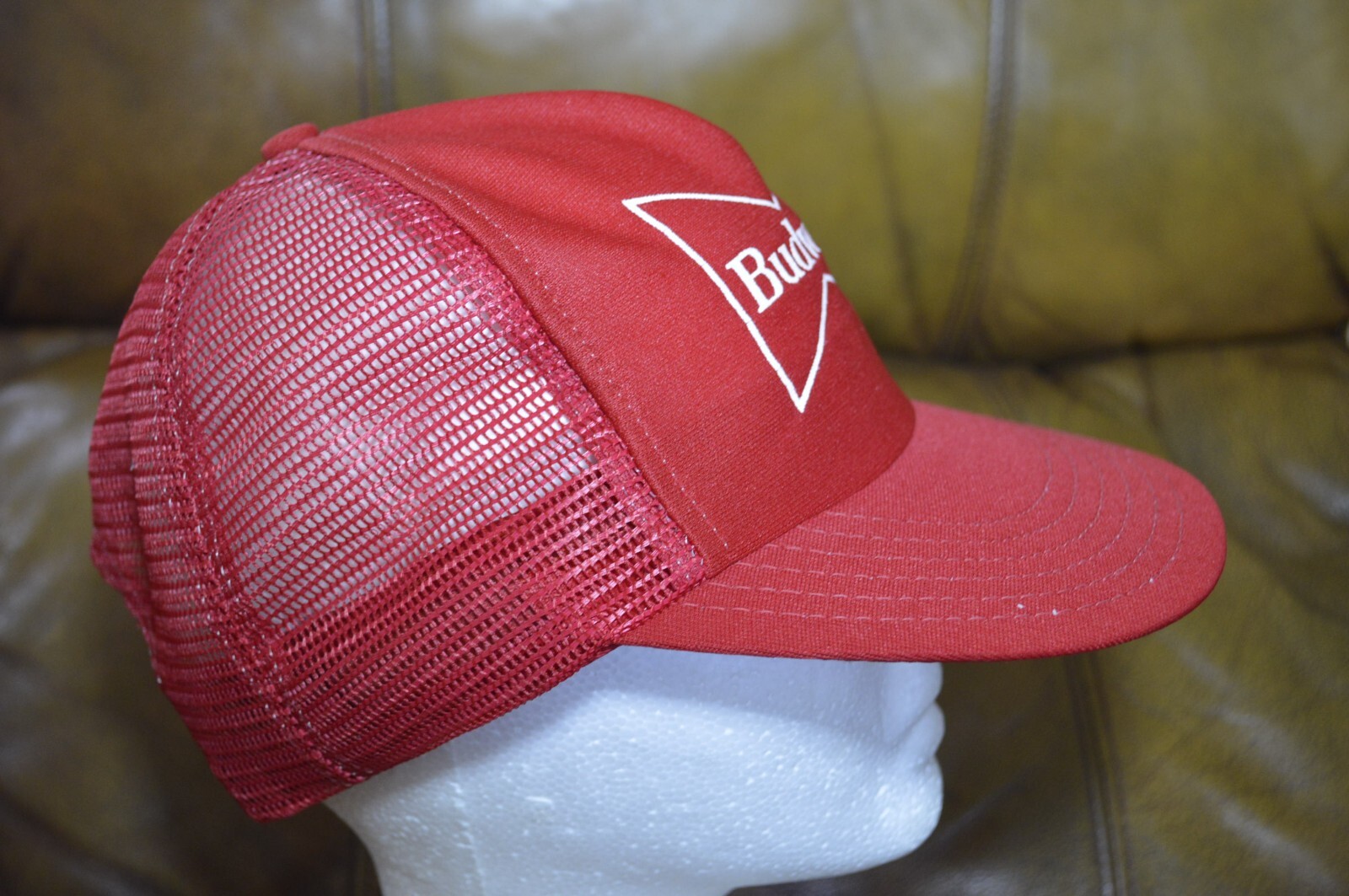 Vintage SnapBack MeshBack Adjustable Budweiser Ma… - image 5