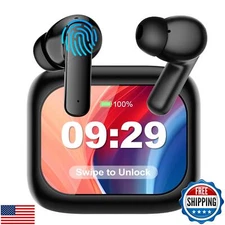 AI LCD Real Time Language Translator Earbuds, AI Language Translator Earphone