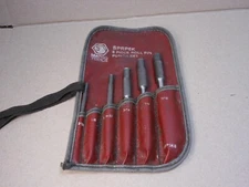 Matco USA Roll Pin Punch Set - Group of 5 w/ Pouch PRP106 86 76 56 34