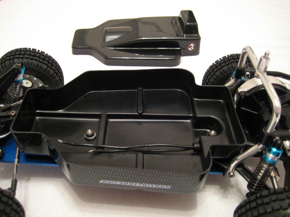 CARBON look Tamiya Rough Rider Sand Scorcher Radio Box