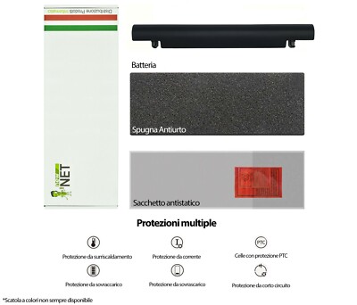 Batteria A41-X550A Compatibile Asus X55L82H F552M Output: 14,4V - Foto 7