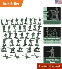 Classic 36-Piece Green Army Men Toy Soldiers - Perfect for Play  Collecting