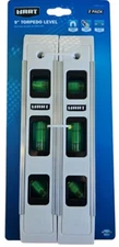HART 2-Pack 9-inch Torpedo Level Magnetic Edge Top-Read Window Green New