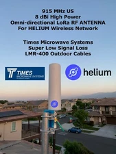 Helium Miner Antenna Hotspot RAK V1&V2 SYNCROBIT NEBRA BOBCAT 8 dBi 10 FT LMR400