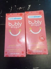 Sodastream Bubly Drops Grapefruit Flavor Bubly Syrup 2 Pack EXP 08/07/2022