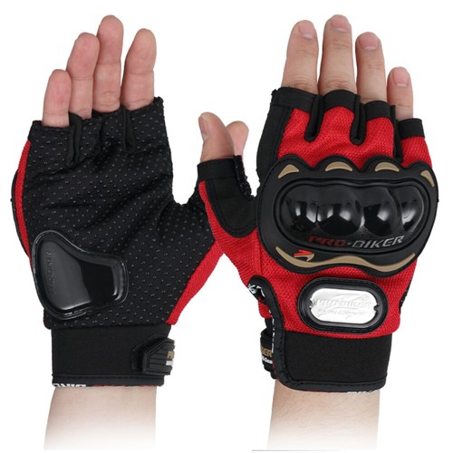 Half Finger Gloves Anti-slip Touch Screen Motorcycle Bicycle Fingerless Gloves - Picture 6 of 18