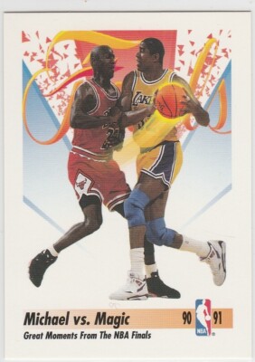 MICHAEL JORDAN MAGIC JOHNSON Chicago Bulls Los Angeles Lakers