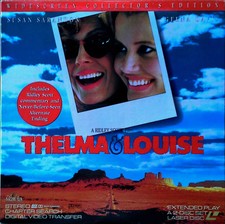 THELMA  LOUISE - SUSAN SARANDON, GEENA DAVIS - 2 LASER DISC SET - MGM / UA