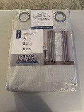Thermal Balance Blackout Curtains 2 Panels 52"x 84" Sand Tan New