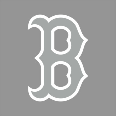 Boston Red Sox #3 MLB Team Logo 1 Color Vinyl Decal Sticker Window Car Wall