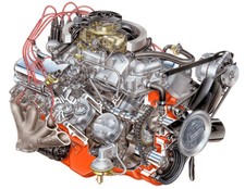 1969 Chevrolet Chevy Engine 427 V8 L88 Cutaway Poster Print 28x36 Hi Res