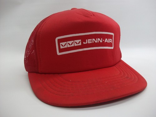 Jenn Air Hat Vintage Red Snapback Trucker Cap