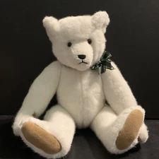 17” Beautiful White German Plush Artist Bear by Catherine Bordi