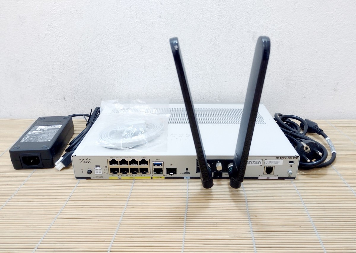 Cisco C1127X-8PLTEP ISR 1100X 8P xDSL GE SFP Router Cisco C1127X-8PLTEP ISR 1100X 8P xDSL GE SFP Router