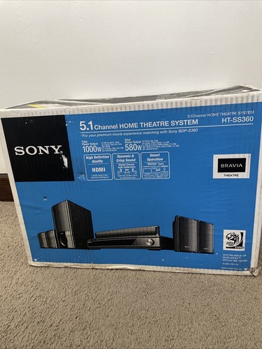 1000W Sony BRAVIA HT-SS360 5.1 Channel 