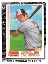 2021 Topps Series 1 CAL RIPKEN JR BLACK Topps Through the Years  #/299 -ORIOLES-