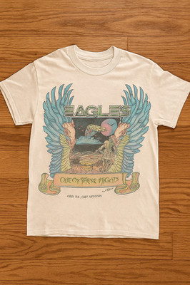 1975 Eagles  One of these Nights  white cotton Gift for fan reprint S-5XL PA2497