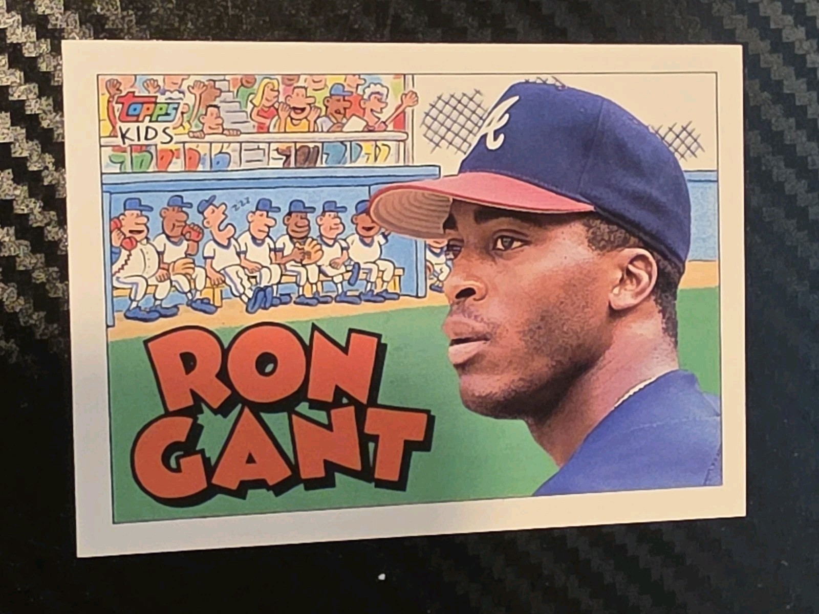 1992 Topps Kids - Ron Gant #32 Atlanta Braves 