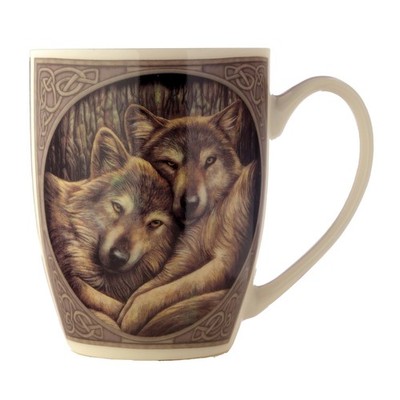 Loyal Companions Wolf Kaffeebecher Lisa Parker Kaffee & Teetasse Brandneu & Originalverpackt