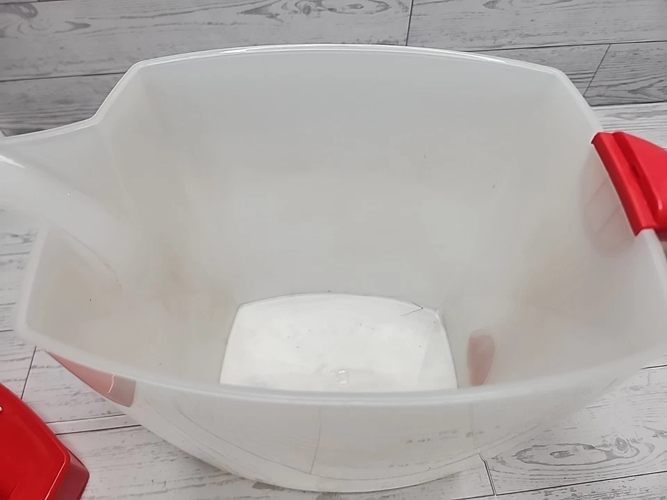 Jarra rectangular de 3 cuartos roja de repuesto para tetera helada Mr Coffee con tapa Foto 4 de 4