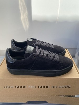 Good Man Brand Edge Elite Sneaker Mono Suede Black Men's Size 9