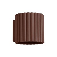 Wandlampe Up Down Aluminium Braun G9 Blendarm Flur B:10 Cm Wandleuchte Esszimmer