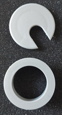 Desk Grommet 2 Inch ABS Plastic Round Desk Hole Cover 50mm Gray