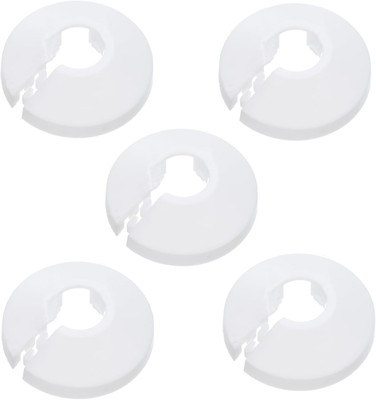 5Pcs Fit 1/2 Inch Flange Water Pipe Cover Decoration 16Mm(5/8'') Plastic PP Escut