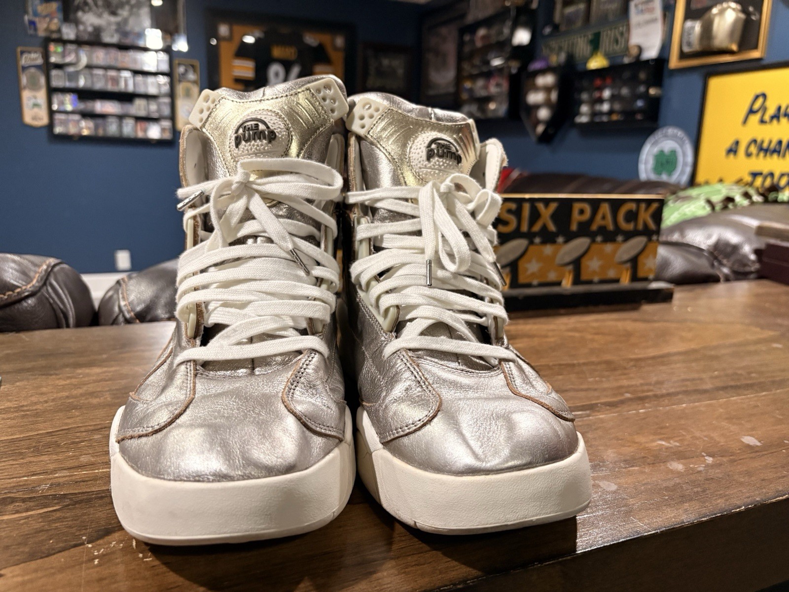 Reebok The Pump Shaq Silver Men’s Basketball Shoes thumbnail 3