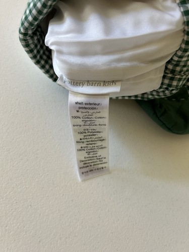 Pottery Barn Kids Quilted Snowflake Green Stocking Mono “Mom” NWOT OB - Picture 6 of 8