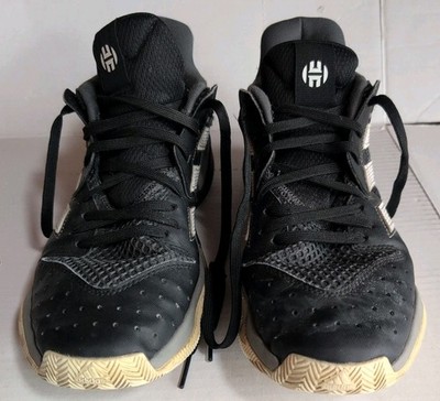 Men s Adidas Harden Stepback Basketball Black/Gray Lace Up Sneakers Size 9.5