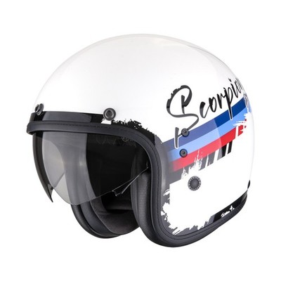 Scorpion Belfast Evo Adonis Jethelm (Weiß/Rot/Blau) Gr: XL (61)