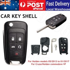 For Holden Commodore VF 2013-2017 5 Buttons Flip Remote Car Key Shell Case Fob
