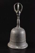 U1498 : OUTILS RITUELS BOUDDHISTES ESOTÉRIQUES japonais anciens en cuivre cloche